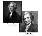 Thomas Jefferson & Thomas Paine
