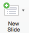PowerPoint New Slide icon