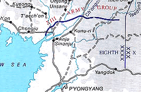 Map of Part of Korea