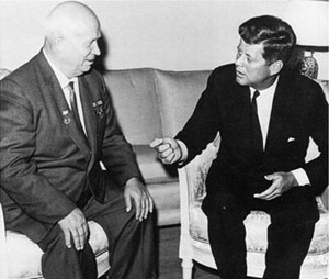 Khrushchev and Kennedy; http://teachpol.tcnj.edu/amer_pol_hist/thumbnail434.html