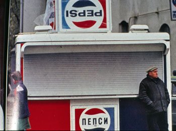 Pepsi stand in Soviet Russia