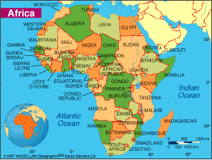 Ghana Located in West Africa