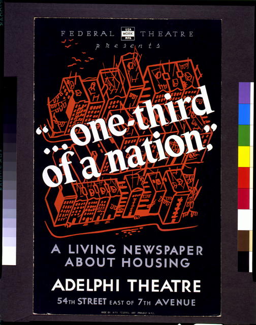 Poster for "One-Third of a Nation"