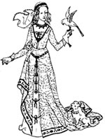 graphic of a maiden