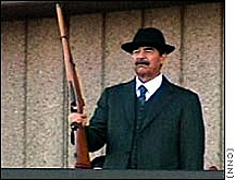 Saddam Hussein; source http://www.cnn.com/2001/WORLD/meast/01/04/iraq.saddam.un/