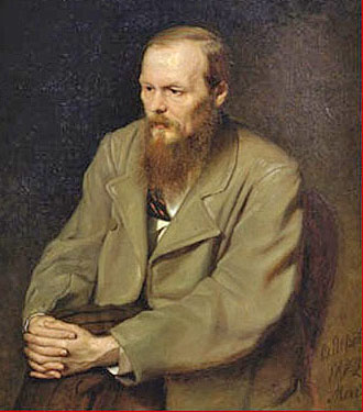 Vasilli Perov, Portrait of Dostoevskii