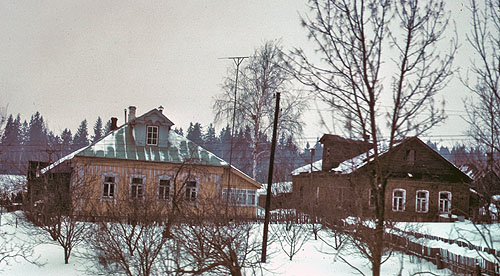 Russian Village in Winter