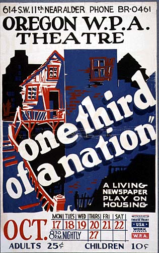 Poster for "One-Third of a Nation"